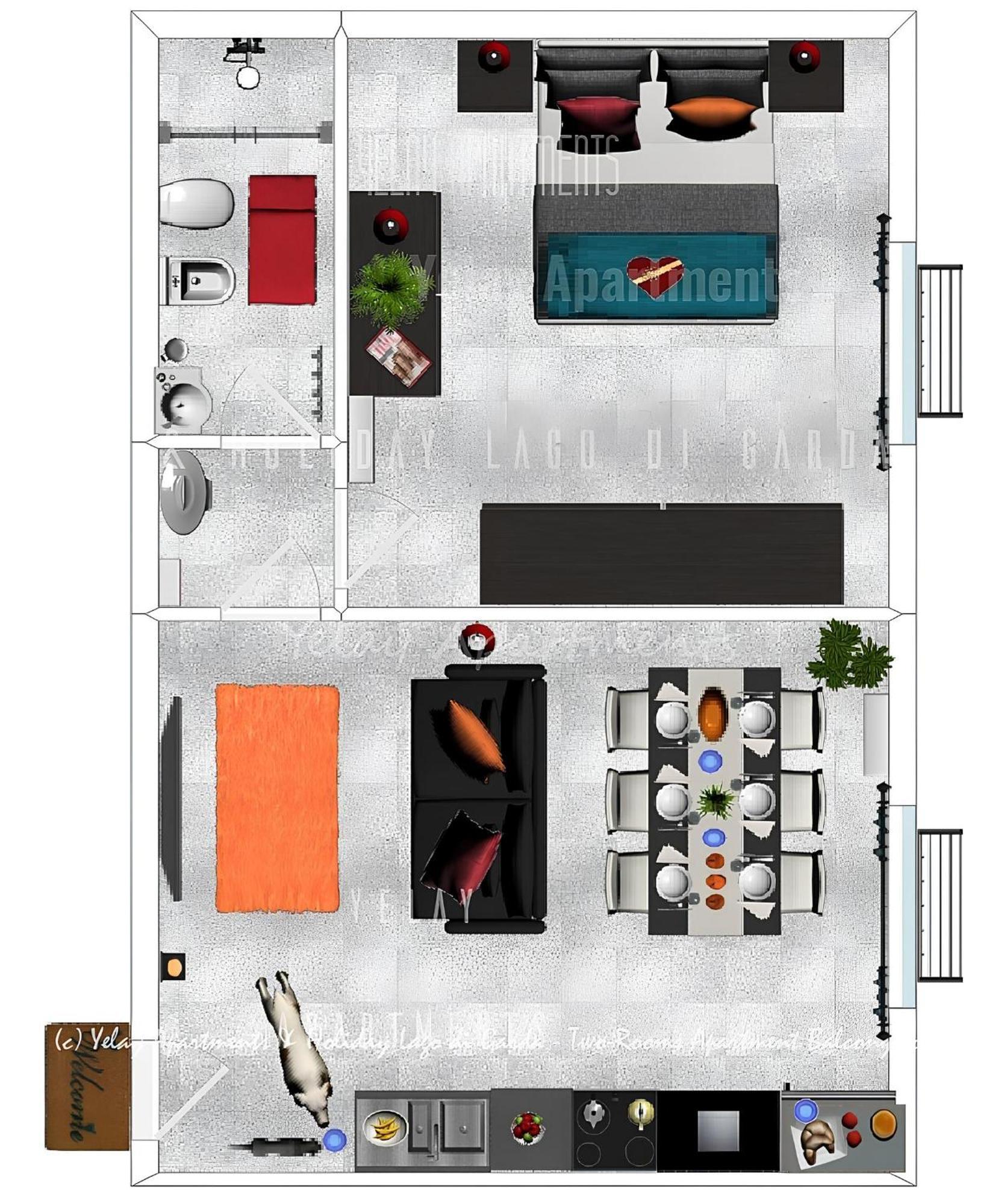 Raffa Yelay Apartments & Holiday Lago Di Garda מראה חיצוני תמונה