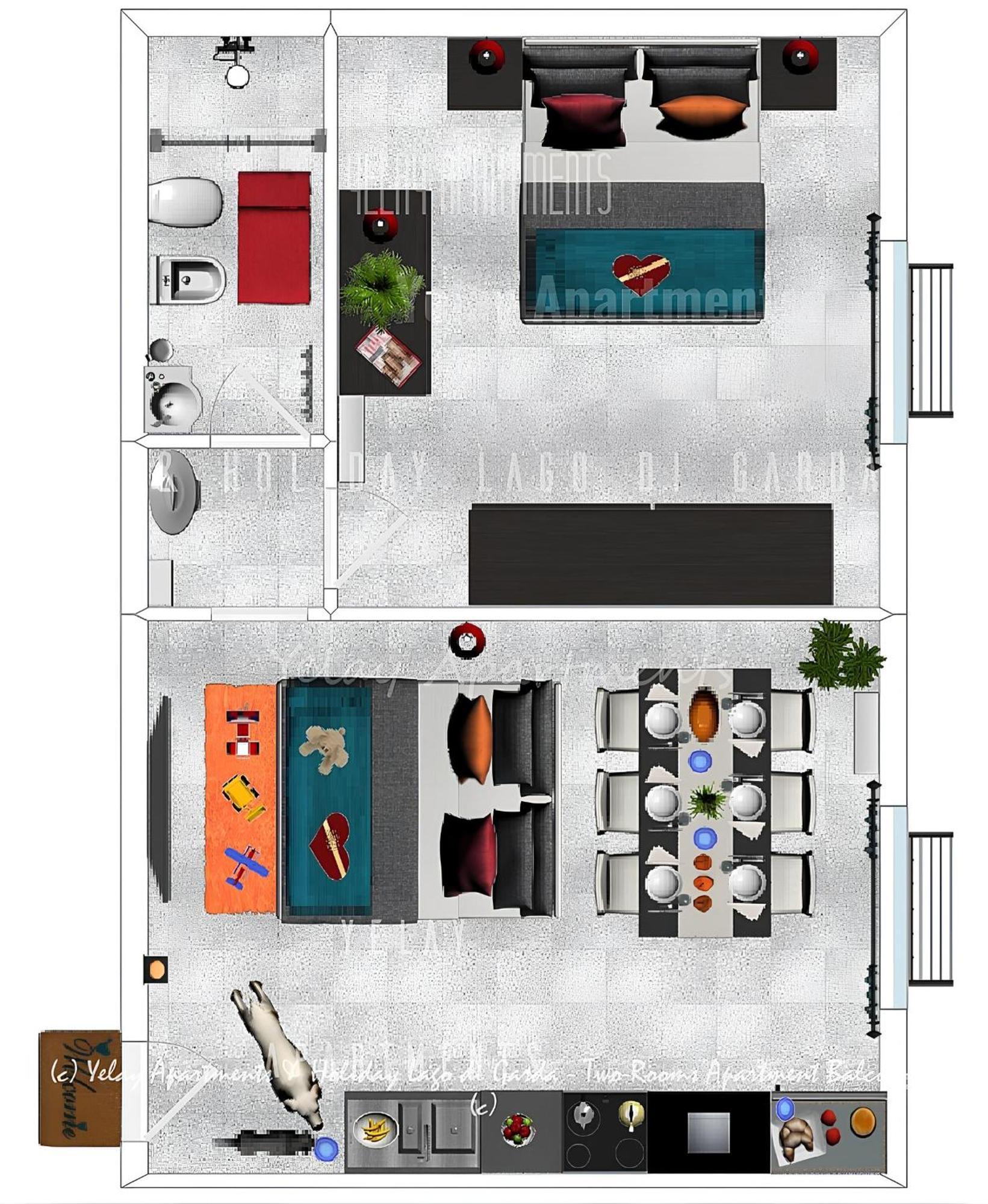 Raffa Yelay Apartments & Holiday Lago Di Garda מראה חיצוני תמונה